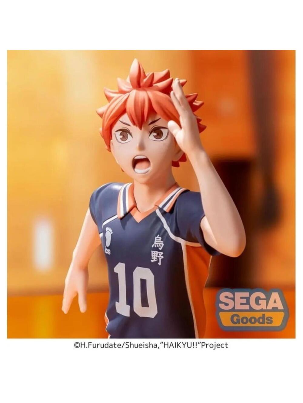 Sega Haikyu Shoyo Hinata Figure Orange New Karasuno Jersey Statue US Seller